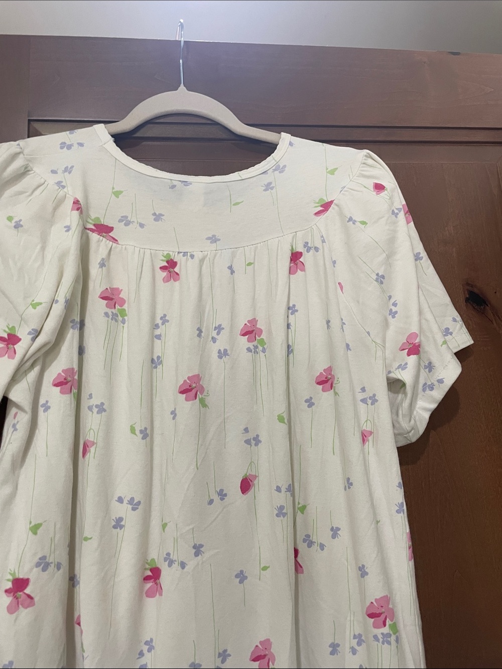 Calida White Cotton nightgown- Small - Picture 13 of 14
